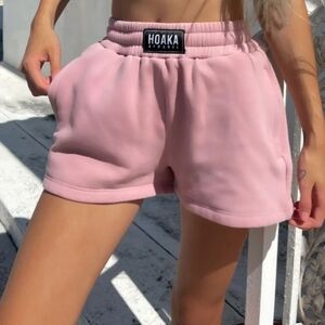 NWOT Hoaka Apparel "Shady pink comfy shorts". Size M. Loungewear.
